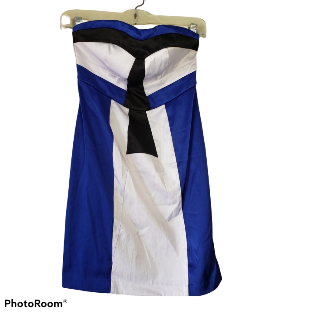 Charlotte Russe Color-Block Strapless Dress